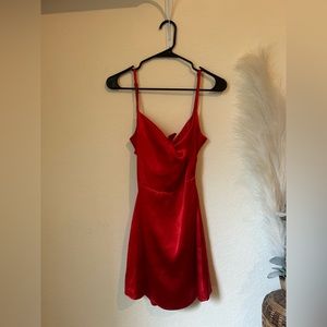 Red mini dress XS